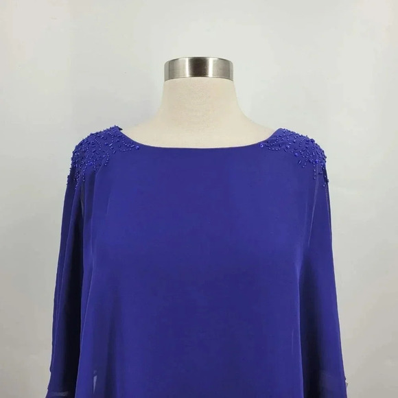 SL Fashions NY Women's Mother of the Bride Dress 9170368 in Iris SZ 10 NWT $119 - Picture 6 of 12